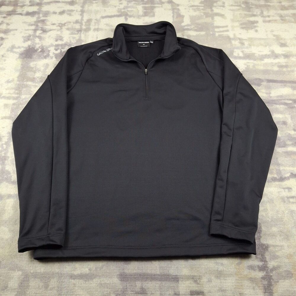 Galvin Green Insula Golf Pullover Mens XXL Black Quarte Zip Mid Layer